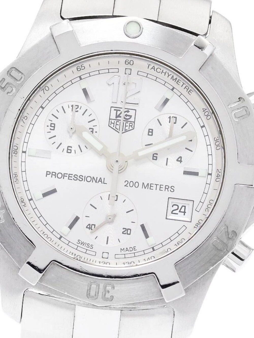 TAG HEUER Exclusive CN1111 Date Chronograph Silver Dial Quartz Men's_952459